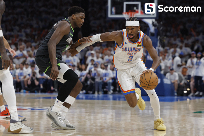 '역시 MVP 후보' OKC, 114-88로 미네소타 꺾고 서부 콘퍼런스 결승 1차전 승리